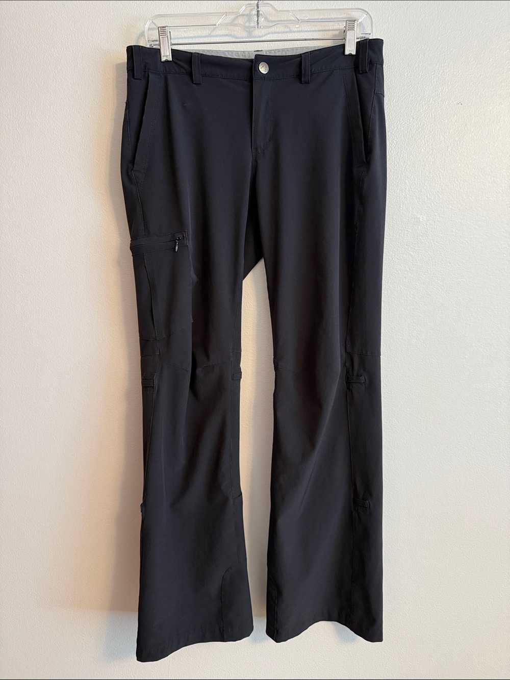 REI Black Stretch Cargo Track Pants